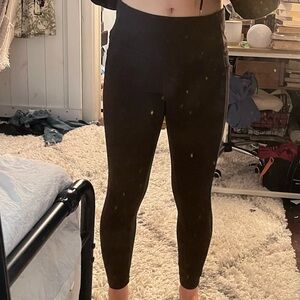 High rise Danskin black leggings with side pockets